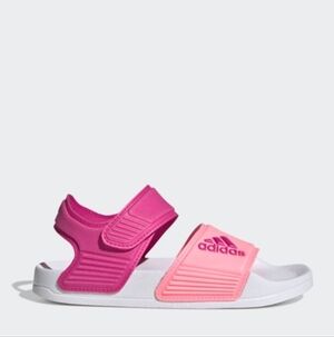 NWOB Adidas Kids Pink and White Sandals